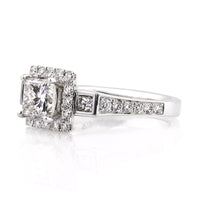 1.85ct Princess Cut Diamond Engagement Ring