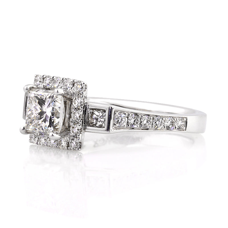 1.85ct Princess Cut Diamond Engagement Ring