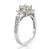 1.85ct Princess Cut Diamond Engagement Ring