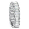 4.00ct Emerald Cut Diamond Wedding Band