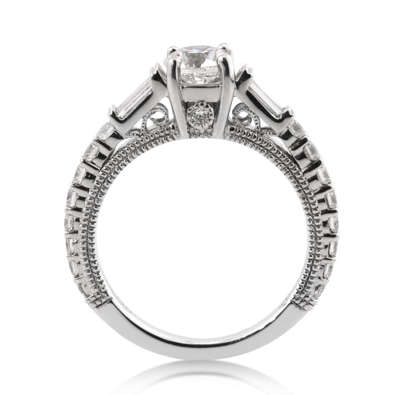 1.51ct Round Brilliant Cut Diamond Engagement Ring