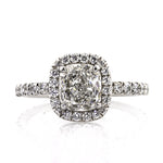 2.65ct Cushion Cut Diamond Engagement Ring