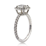 2.65ct Cushion Cut Diamond Engagement Ring