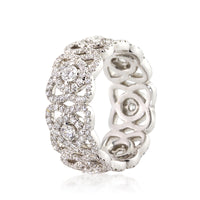 1.80ct Round Brilliant Cut Diamond Eternity Band in 18k White Gold