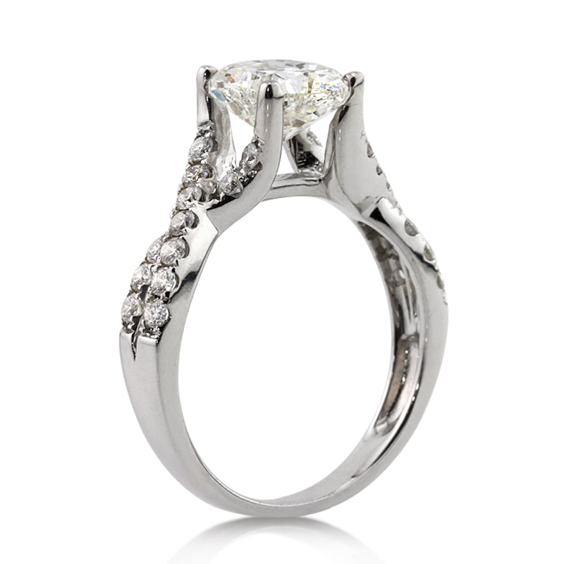 2.12ct Cushion Cut Diamond Engagement Ring