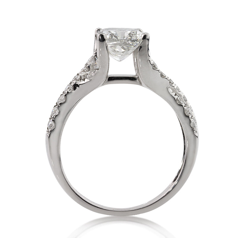 2.12ct Cushion Cut Diamond Engagement Ring
