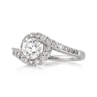1.35ct Round Brilliant Cut Diamond Engagement Ring