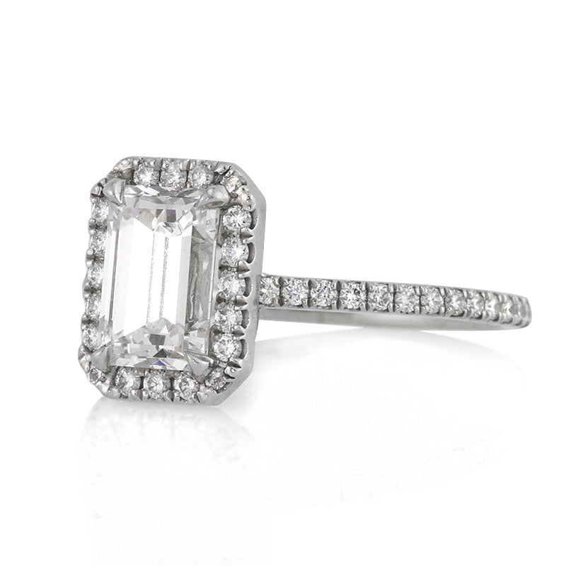 2.40ct Emerald Cut Diamond Engagement Ring