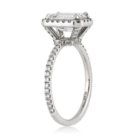 2.40ct Emerald Cut Diamond Engagement Ring