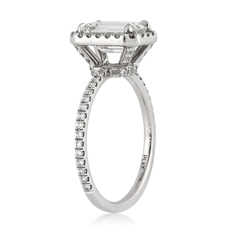 2.40ct Emerald Cut Diamond Engagement Ring