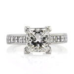 4.41ct Princess Cut Diamond Engagement Ring