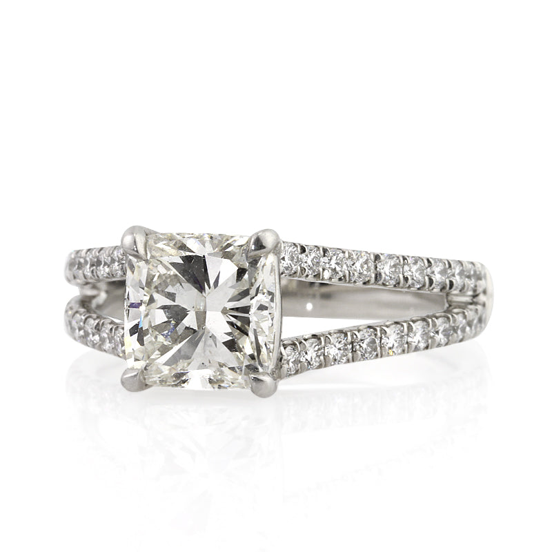 2.80ct Cushion Cut Diamond Engagement Ring
