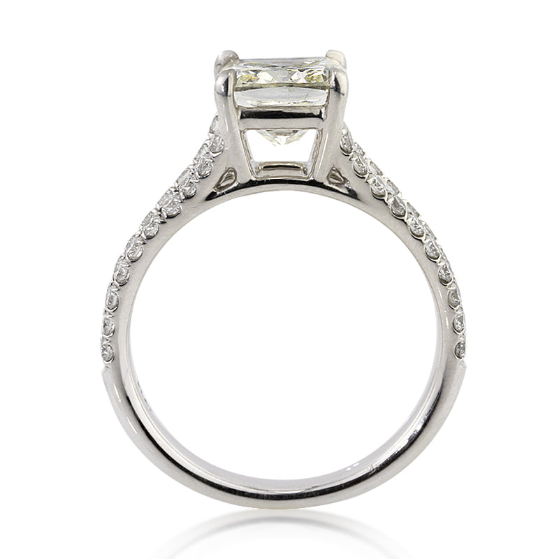 2.80ct Cushion Cut Diamond Engagement Ring