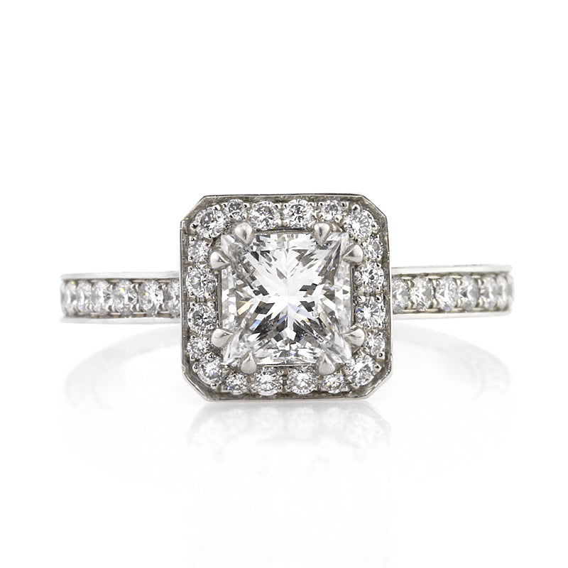 2.36ct Princess Cut Diamond Engagement Ring