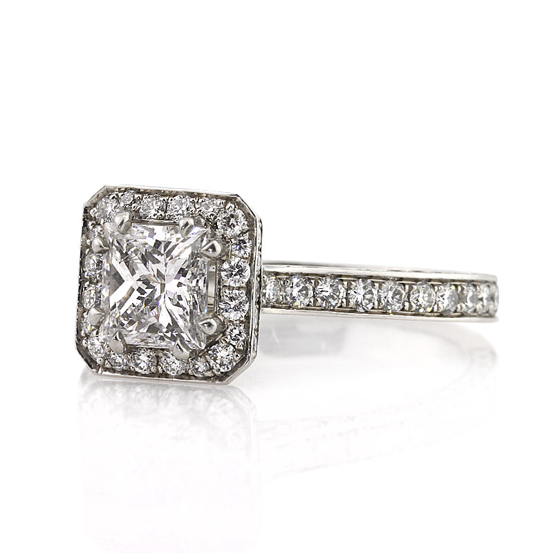 2.36ct Princess Cut Diamond Engagement Ring