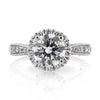 3.46ct Round Brilliant Cut Diamond Engagement Ring