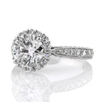 3.46ct Round Brilliant Cut Diamond Engagement Ring