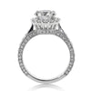 3.46ct Round Brilliant Cut Diamond Engagement Ring