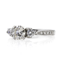 1.26ct Round Brilliant Cut Diamond Engagement Ring