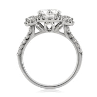2.67ct Round Brilliant Cut Diamond Engagement Ring