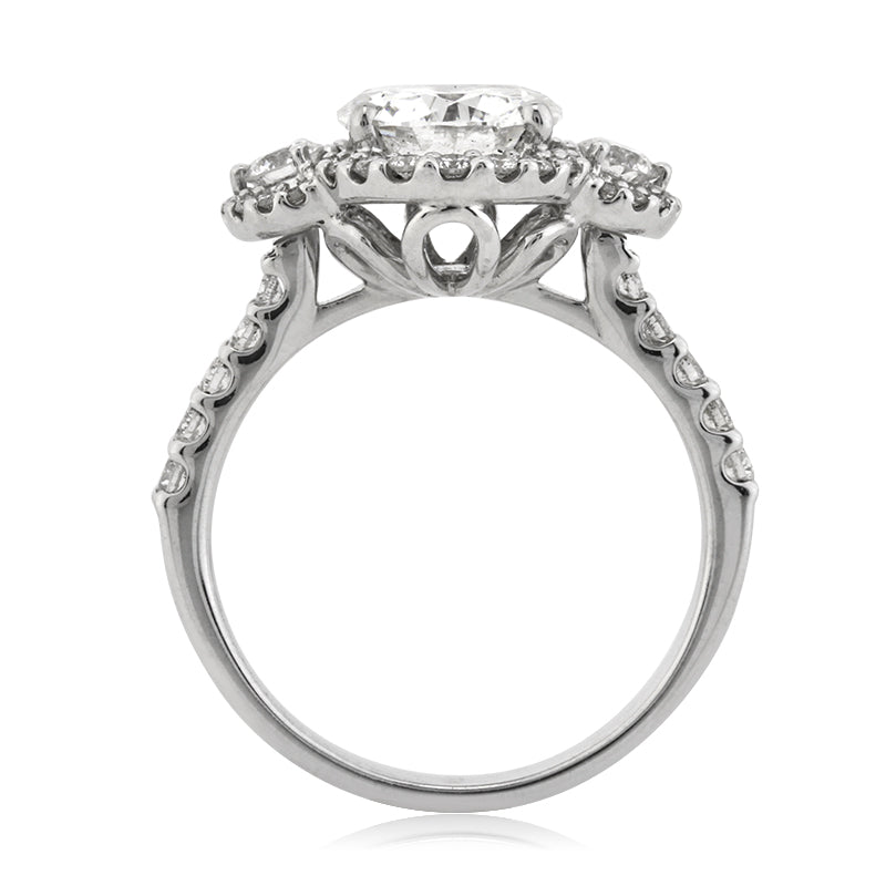 2.67ct Round Brilliant Cut Diamond Engagement Ring