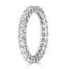 2.50ct Asscher Cut Diamond Eternity Band in 18k White Gold