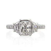 3.10ct Cushion Cut Diamond Engagement Ring