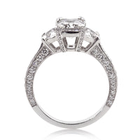 3.10ct Cushion Cut Diamond Engagement Ring