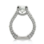 7.78ct Cushion Cut Diamond Engagement Ring