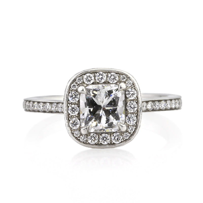 1.91ct Cushion Cut Diamond Engagement Ring