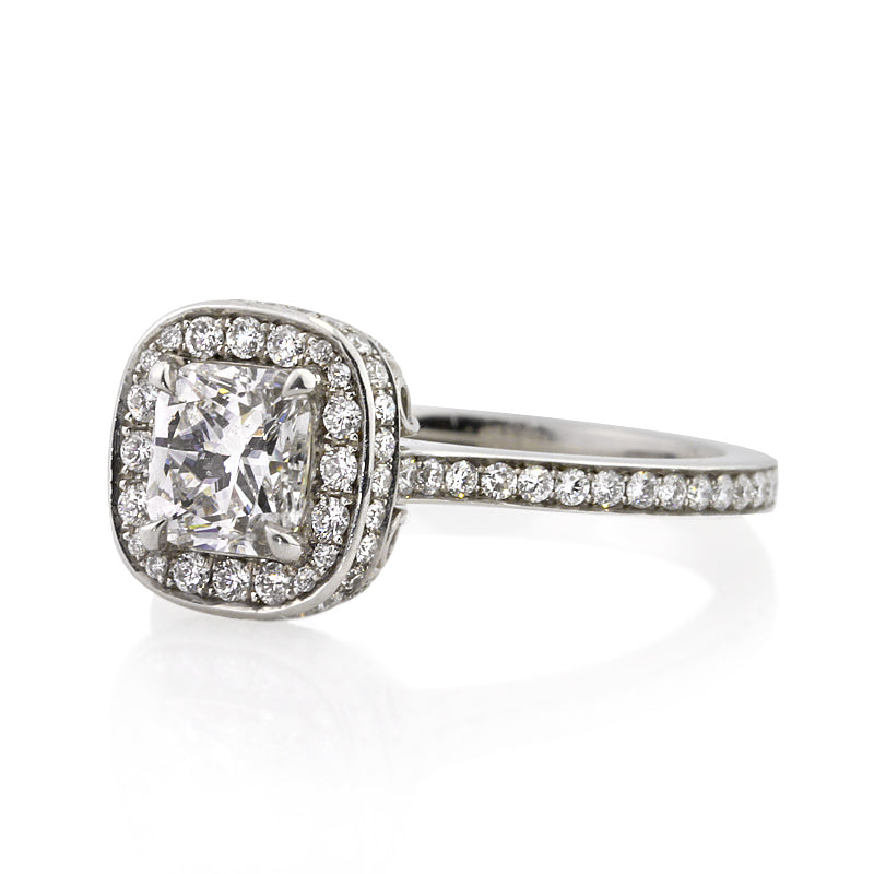 1.91ct Cushion Cut Diamond Engagement Ring