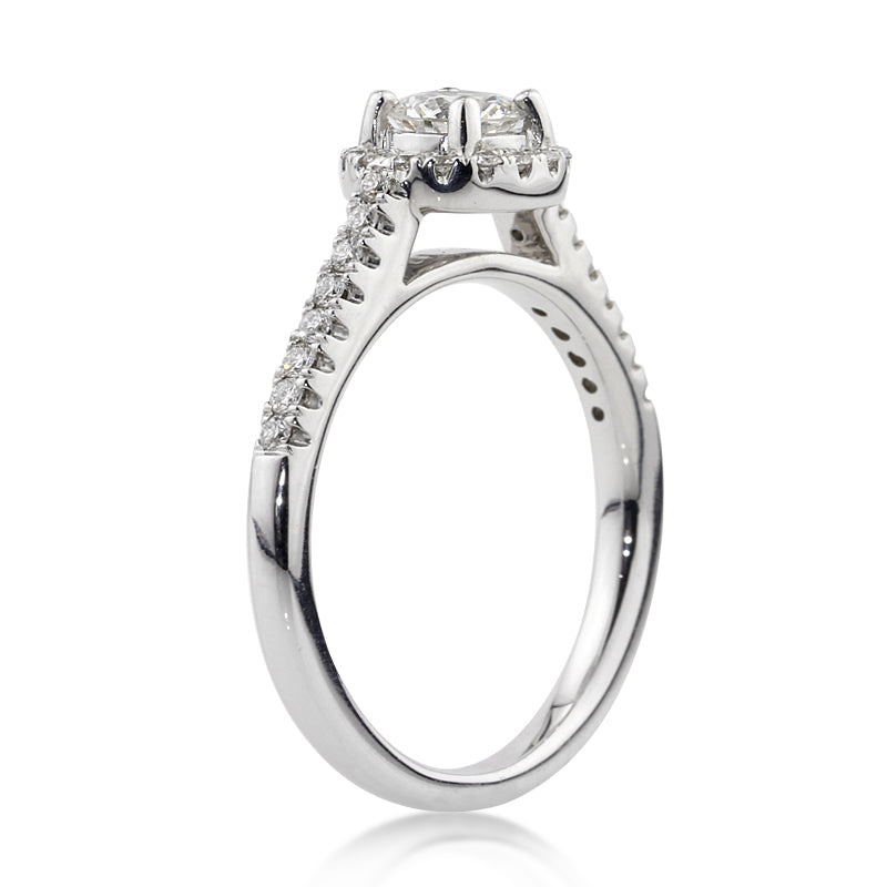 1.10ct Round Brilliant Cut Diamond Engagement Ring