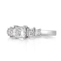 1.36ct Princess Cut Diamond Engagement Ring
