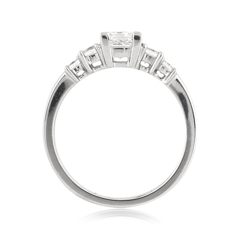 1.36ct Princess Cut Diamond Engagement Ring