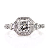1.87ct Princess Cut Diamond Engagement Ring