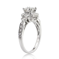 1.87ct Princess Cut Diamond Engagement Ring