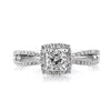 1.35ct Cushion Cut Diamond Engagement Ring