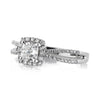 1.35ct Cushion Cut Diamond Engagement Ring