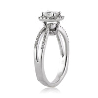 1.35ct Cushion Cut Diamond Engagement Ring