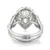 5.03ct Pear Shaped Diamond Engagement Ring