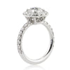 2.79ct Antique Cushion Brilliant Diamond Engagement Ring