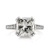 5.81ct Radiant Cut Diamond Engagement Ring