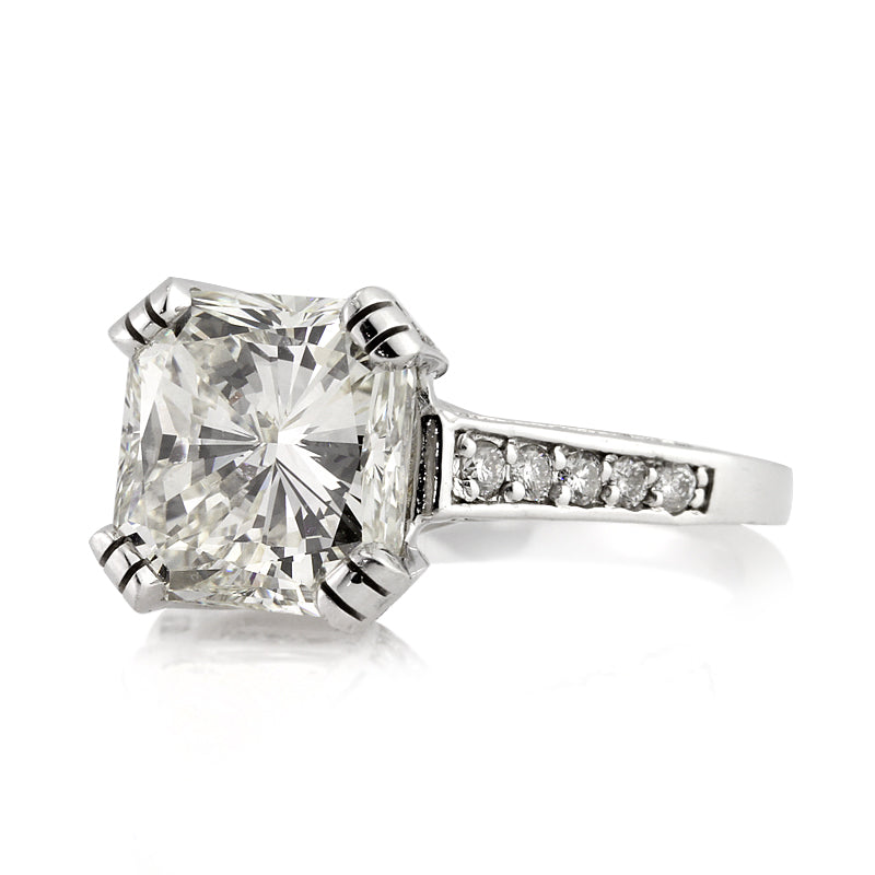 5.81ct Radiant Cut Diamond Engagement Ring