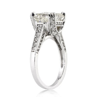5.81ct Radiant Cut Diamond Engagement Ring