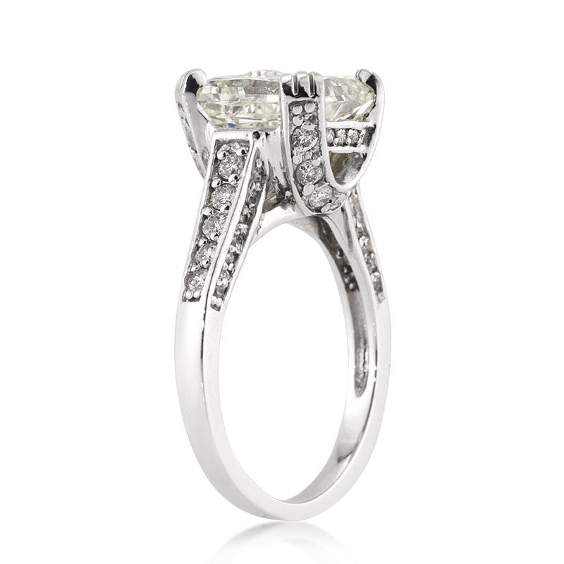 5.81ct Radiant Cut Diamond Engagement Ring
