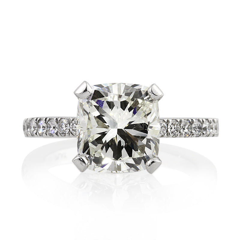 4.42ct Cushion Cut Diamond Engagement Ring