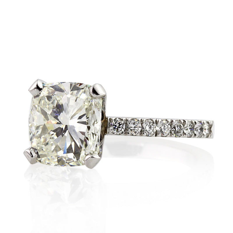 4.42ct Cushion Cut Diamond Engagement Ring