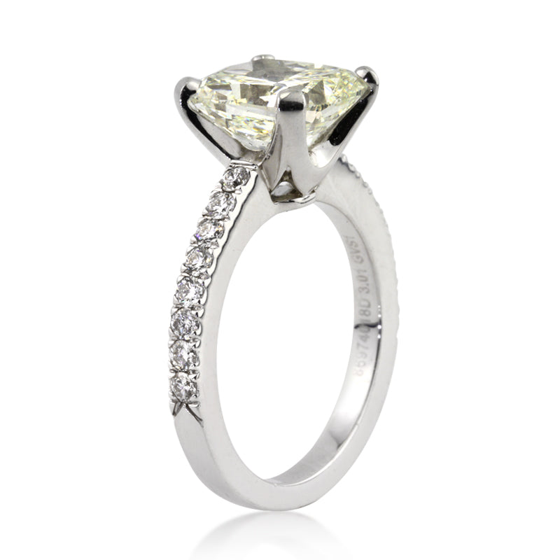 4.42ct Cushion Cut Diamond Engagement Ring