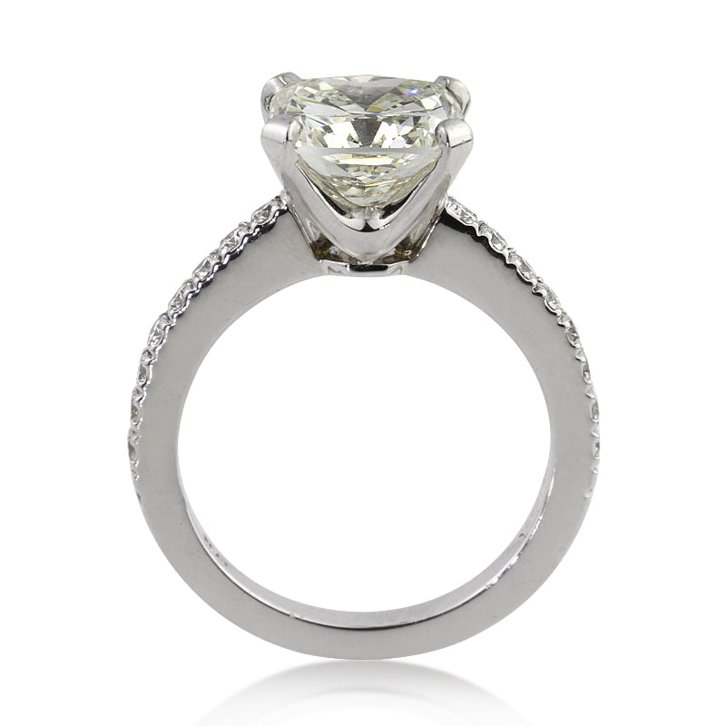 4.42ct Cushion Cut Diamond Engagement Ring