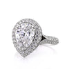 4.25ct Pear Shape Diamond Engagement Ring